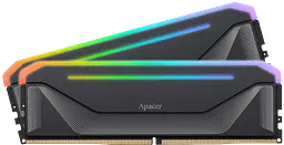 Оперативна пам'ять Apacer 32GB (2x16GB) DDR5 5200MHz NOX RGB Silver (AH5U32G52C522NWAA-2)