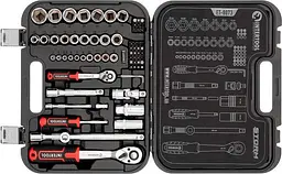 Набір інструментів Intertool Storm ET-8073 73шт [88332] - мініатюра 2