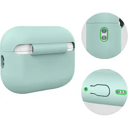 Чохол AhaStyle Colorful Silicone Case для AirPods Pro 2 Gemstone Green [CP-187-2-C-GG] [133836] - мініатюра 3