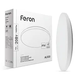 Світлодіодний накладний світильник Feron AL533 20Вт 6500K білий