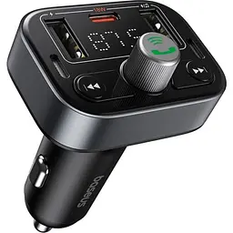 FM-трансмітер Baseus S-09 Lite Series Black (C10762300113-00) [126841] - мініатюра 2
