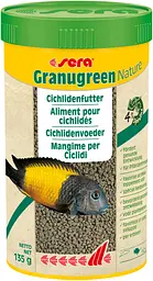 Корм для травоїдних цихлід Sera Granugreen Nature у гранулах 250 мл (135 г) 03926