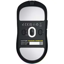 Bluetooth миша HATOR Quasar 3 Wireless HTM730 Black UA - мініатюра 6