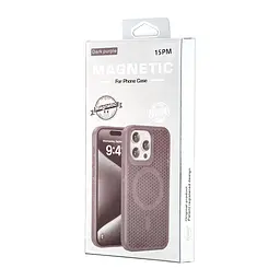 Чохол Silicone Cooling Сase with MagSafe iPhone 15 Pro Max Purple - мініатюра 2