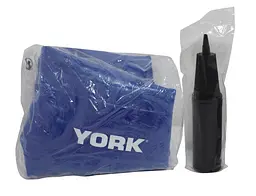 Фітбол York Fitness 65см синій + насос - мініатюра 4