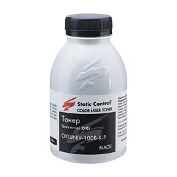 Тонер OKI Universal Okidata 3 Glossy 100г black фасовка Static Control (OKIUNIV3-100B-K-P)
