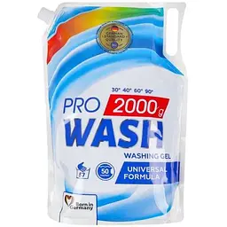 Гель для прання PRO WASH 2л Універсальний (дой-пак)