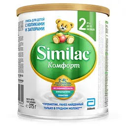 Суха молочна суміш Similac Комфорт 2, 375 г