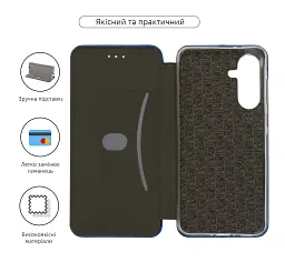 Чохол-книжка ArmorStandart G-Case для Samsung A56 5G Blue - мініатюра 3