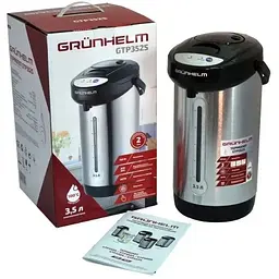 Термопот Grunhelm GTP352S із підтримкою температури 600Вт 3.5 л Сірий/Чорний - мініатюра 8