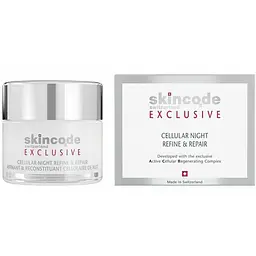 Крем для лица Skincode Exclusive Cellular Night Refine & Repair восстанавливающий 50 мл