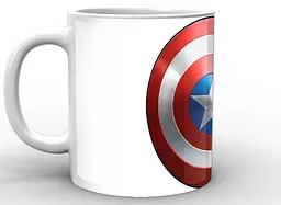 Кружка GeekLand Капітан Америка Captain America щит CA.02.009 - мініатюра 3