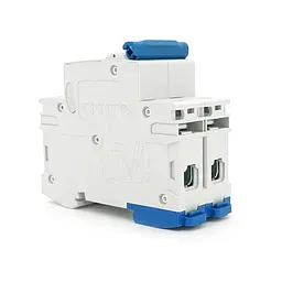 Автоматичний вимикач постійного струму CHNT NB1-63DC 2P C40 DC500V, 40A, 6kA, DIN, 86*36*49.5mm - мініатюра 3
