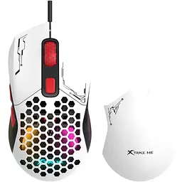Миша Xtrike Me GM-316 RGB White (GM-316W)