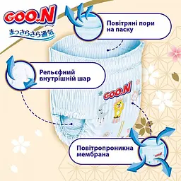 Трусики-підгузки Goo.N Premium Soft 5 XL (12-17 кг) 36 шт. - мініатюра 4