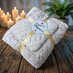 Набір рушників з мікрофібри Koloco 20433 2 шт. молочні