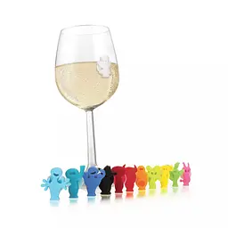 Набір маркерів на бокали Vacu Vin Party People 12 шт. (Q3623) - мініатюра 2