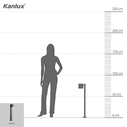 Світильник садово-парковий Kanlux Gori 80 (29003) - мініатюра 6