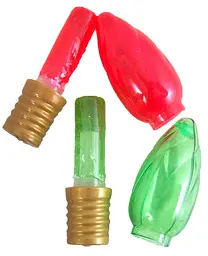Льодяник-лампочка Lighted Christmas Light Bulb Lolli Candy Pops 1шт, 12г - мініатюра 3