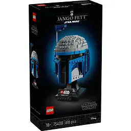 Уцінка. Конструктор LEGO Star Wars Шолом Джанго Фетта 616 деталей (75408) - мініатюра 1