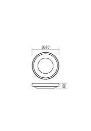 Стельовий світильник OSIRIS PL LED SMD 30W IP65 WH 3000K(5.1.2) Redo 90120 - мініатюра 2
