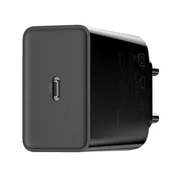 Мережевий зарядний пристрій Baseus Speed Xiaomini 18W 3A + Cable Type-C to Lightning TZCCFS-F01 Black - мініатюра 2
