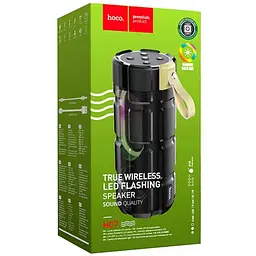 Колонка портативна - бездротова акустика Hoco HC7 Pleasant sports BT speaker чорна - мініатюра 3