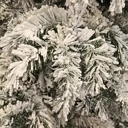 Гірлянда декоративна Black Box Trees Dinsmore Frosted штучна з ефектом покриття снігом 180 см біло-зелена (8718861289046) - мініатюра 2