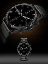 Смарт-годинник Aries Watches KM68 Sport, водонепроникні, елегантні, 2 ремінці - мініатюра 7