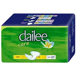 Підгузки для дорослих Dailee Care дихаючі Super Small 30 шт (8595611621802)