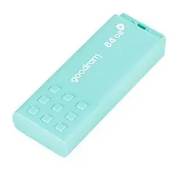 Флеш накопичувач USB 64Gb Goodram UME3 Care, Teal, USB 3.2 Gen 1, до 60/20 МБ/с (UME3-0640CRR11) - мініатюра 2
