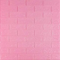 Самоклеюча 3D панель під рожеву цеглу Sticker Wall 3080х700х3мм - мініатюра 2