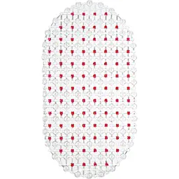 Килимок для ванної Eco Fabric Крапка 63х34 см червоний (6334-003)