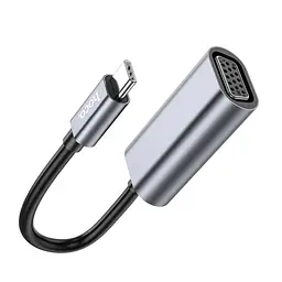 Перехідник Hoco Origin Type-C to VGA converter UA21 1080p адаптер відеосигналу - мініатюра 8