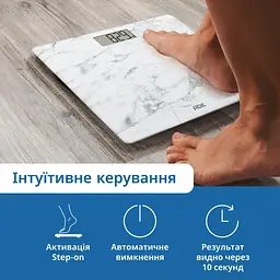 Ваги ADE Amina BE2306-5 цифрові для ванної білий мармур (BE2306-5) - мініатюра 6