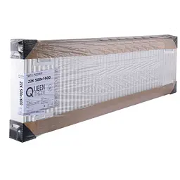 Радіатор сталевий панельний Queen Therm 22 бок 500x1600, Білий - мініатюра 3