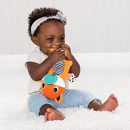 М'яка іграшка-прорізувач Infantino Cuddly Teether Fox для малюків - мініатюра 3