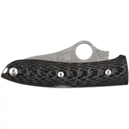 Ніж Spyderco SpyOpera Carbon Fiber Damasteel Thor - мініатюра 3