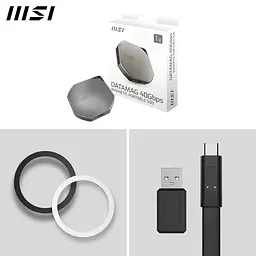 Накопичувач SSD MSI SSD 1TB DataMag USB 4 (S78-440L3B0-P83) - мініатюра 5
