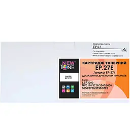 Картридж тон. NEWTONE для Canon LBP-3200/MF3110 аналог Canon EP-27 Black ( 2500 ст.) (EP.27E) - мініатюра 2