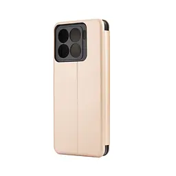 Чехол-книжка для ZTE Blade A56 4G, G-Case, золотой, кожаный чехол-книга из экокожи (PU) и TPU, с магнитом, с подставкой и вместительным кардхолдером, противоударный, защита всего корпуса, ArmorStandart (ARM89031) - мініатюра 2