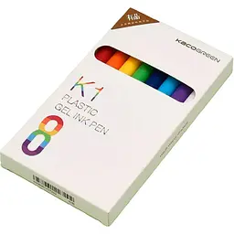 Набір чорних ручок Xiaomi KacoGreen K1 Gel Ink Pen 0.5мм 8 шт. Black [81684]