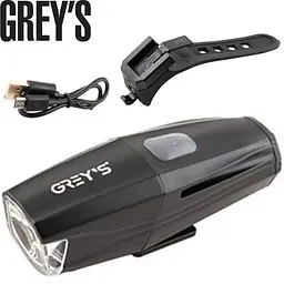 Велосипедна фара Grey's LED 1xCree 7 режимів 400 lm 1400 mAh (GR10110)