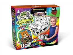 Набір для творчості Рюкзачок-розмальовка, Danko Toys - мініатюра 4