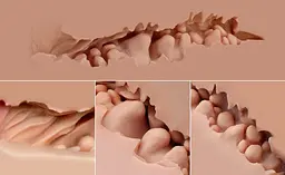 Мастурбатор-півторс Naked Factory SCARLET, вагіна + анус, вузький вхід, дуже реалістичний, наскрізний - мініатюра 4