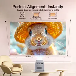 Мультимедійний смарт-проектор з автофокусом Magcubic X7 Android 14, chip H726, 8K24fps, 2GB/16GB домашній кінотеатр Silver (19343) - мініатюра 9