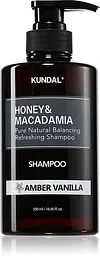 Шампунь відновлюючий "Дитяча присипка" 500 мл Kundal Honey & Macadamia Nature Shampoo Baby Powder