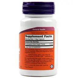 Полікозанол Now Foods Policosanol 10 мг 90 вегетаріанських капсул - мініатюра 2