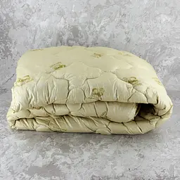 Ковдра закрита овеча вовна (Мікрофібра) PURE WOOL Двоспальна 175х210 55084 - мініатюра 3