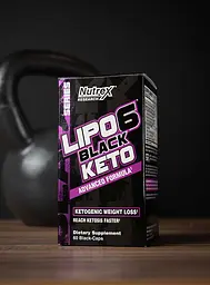 Жироспалювач Nutrex Research Lipo-6 Black Keto, 60 капсул - мініатюра 2
